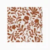 Servilletas Flor Marrón 33x33cm