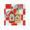 Servilletas Ketchup 33x33cm