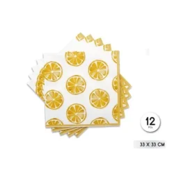 Servilletas Limon 33x33cm