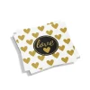 Servilletas Love Dorada 20uds