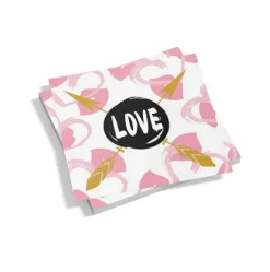 Servilletas Love Rosa 20uds