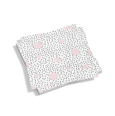 Servilletas Puntos Rosas 20uds