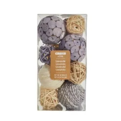 Set 16 Bolas Decorativas Lavanda