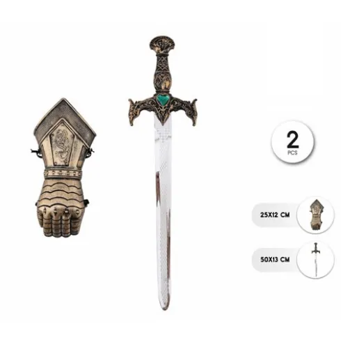 Set Caballero Espada y Guante