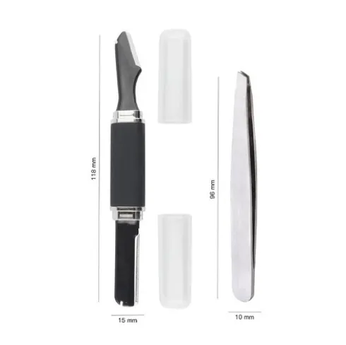 Set Cejas Negro 2pcs