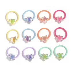 Set Coleteros Gomas Infantiles Estrellas 2pcs