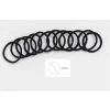 Set Coleteros Gomas Negro 12pcs