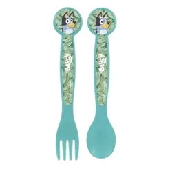 Set 2 Cubiertos PP Bluey