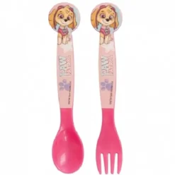 Set 2 Cubiertos PP Paw Patrol Girl Sketch Essence