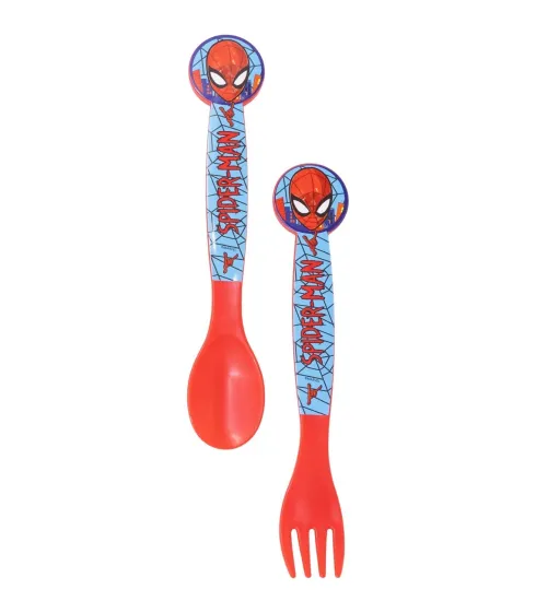Set 2 Cubiertos PP Spiderman Mob Rules