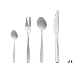 Set de 16 Cubiertos de Acero Inoxidable