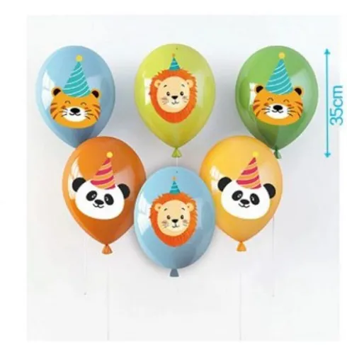 Set de Globos Animales 6pcs