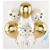 Set de Globos Aniversario Oro 6pcs