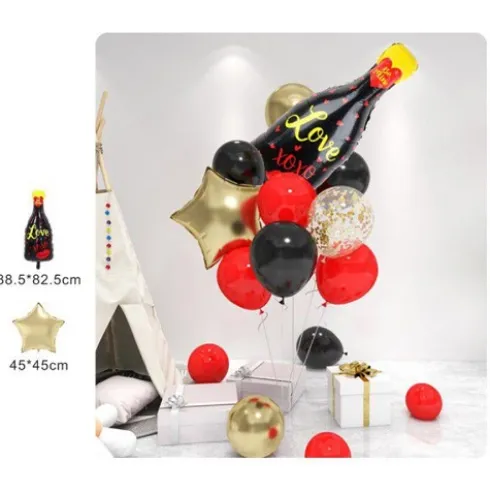 Set de Globos Botella Love 15pcs