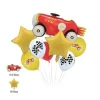 Set de Globos Coche Rojo 8pcs