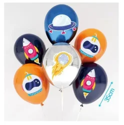 Set de Globos Cohete 6pcs