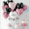 Set de Globos Corazon Rosa 14pcs