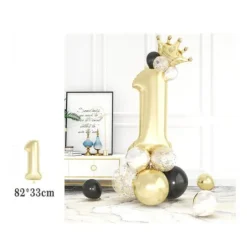 Set de Globos Dorado 18pcs