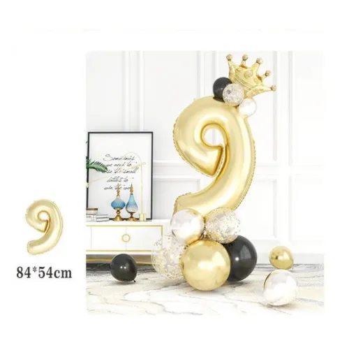 Set de Globos Dorado 18pcs
