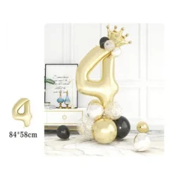 Set de Globos Dorado 18pcs