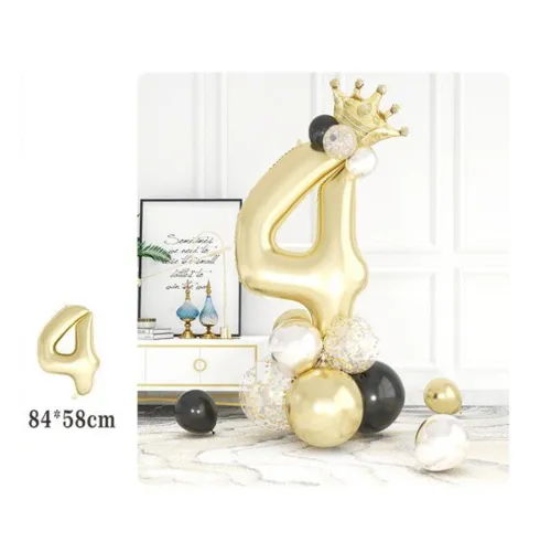Set de Globos Dorado 18pcs