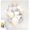 Set de Globos Estrella Gris 11pcs