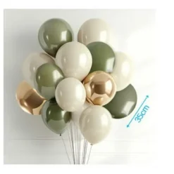 Set de Globos Verde 14pcs