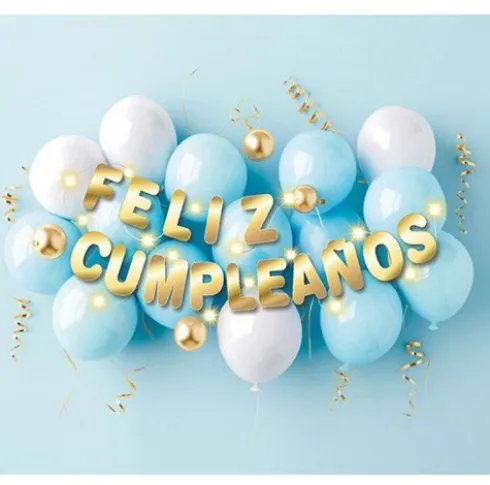 Set de Guirnalda y Globos Con Luz 42pcs