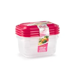 Set 3 Fiambreras 250ml