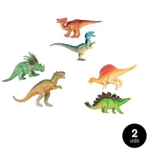 Set 2 Juguetitos Para Piñata Dinosaurios Surtido