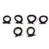 Set Mini Coleteros Nudo Negro 6pcs