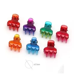 Set Mini Pinzas Para Cabello Multicolor 7pcs