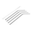Set 4 Pajitas Acero Inox 21,5cm