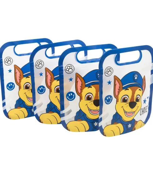 Set 4PCS Bolsa Con Cierre ZIP Paw Patrol Boy Rescue Pups
