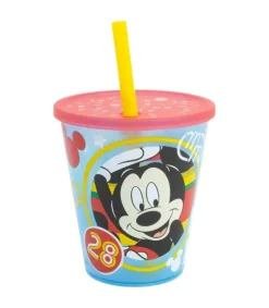Set 4PCS Vaso Caña PP Joy 285 ML Mickey