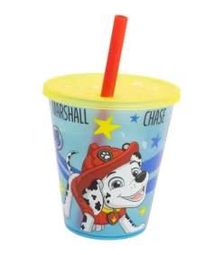 Set 4PCS Vaso Caña PP Joy 285 ML Paw Patrol Boy