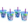 Set 4PCS Vaso Caña PP Joy 285 ML Stitch