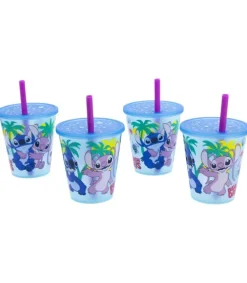 Set 4PCS Vaso Caña PP Joy 285 ML Stitch