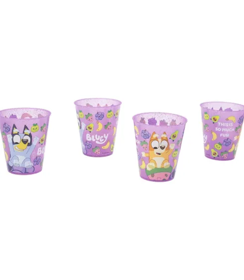 Set 4PCS Vaso PP Joy 285 ML Bluey