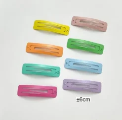 Set Pinzas Para Cabello Colores 6pcs