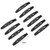 Set Pinzas Para Cabello Negro 10pcs