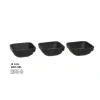 Set 3 Salseras Aperitivo Melisa 100ML 8,3X8,3X3,2CM