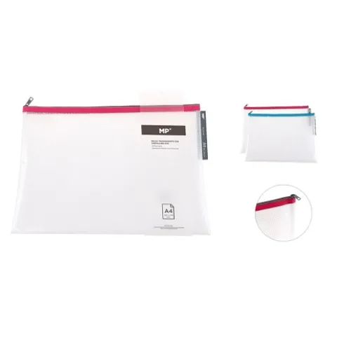 Sobre Transparente EVA Con Cremallera A4