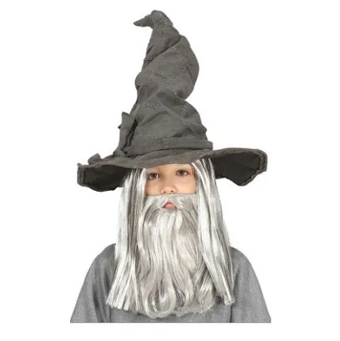 Sombrero Brujo Gris Infantil