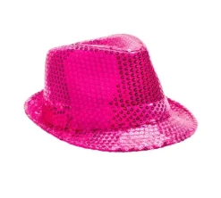 Sombrero Lentejuelas Fucsia