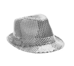 Sombrero Lentejuelas Plata