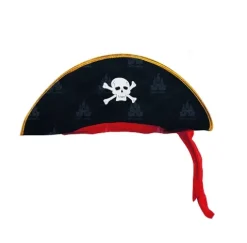 Sombrero Pirata Terciopelo Adul