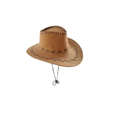 Sombrero Vaquero Marrón Claro Adulto