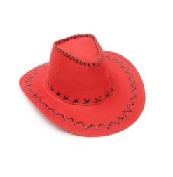 Sombrero Vaquero Rojo Adulto