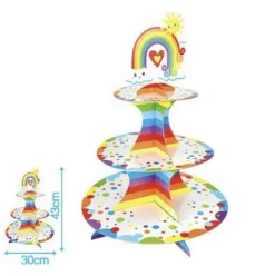 Soporte Cupcake Rainbow